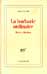 Jean Clair - Ed NRF Gallimard