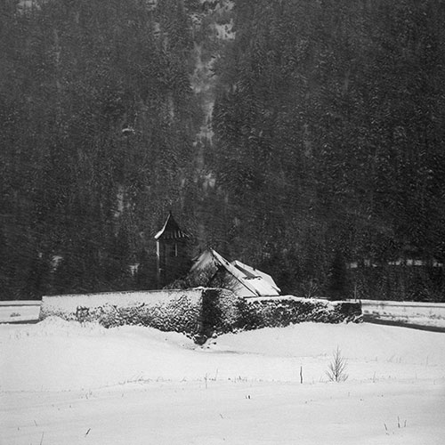 Eglise de Vallorcine sous la neige © Norbert Pousseur